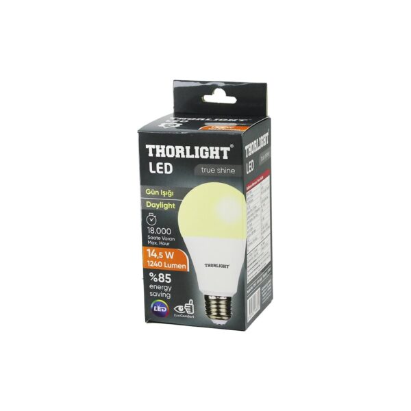 10 Adet Thorlıght A-70 12b 14.5 W E27 Günışık LED Ampul