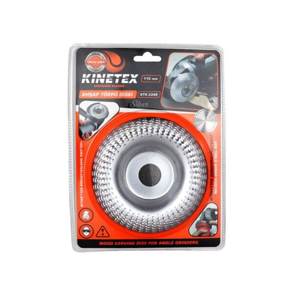115 mm Ahşap Törpü Eğe Disk Gümüş