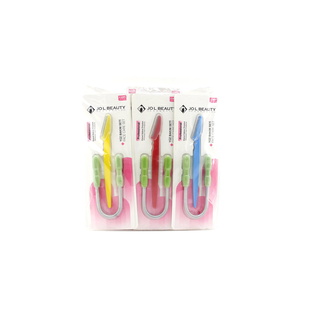 12 Adet 2cps Kaş Usturas - Yanak Yayı Set
