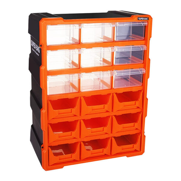 18li 9 Kapalı+9 Açık Monoblock Avadanlık Çekmece Seti38.1x15.7x47.5cm Herhangi Bir Renk Gönderilir