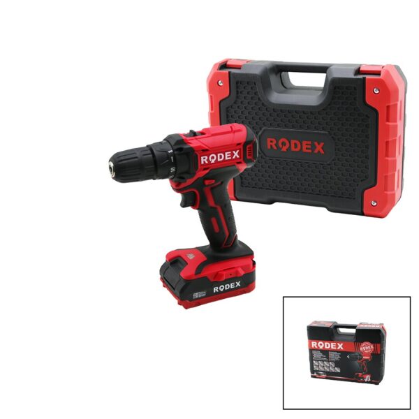 2 Kademe Hız-Vitesli Şarjlı - Çift Batarya19pcs Uçlumatkap 0-350 / 0-1350 Rpm 16.8 V / 2.0a Lı-Ion Rdx-3365