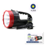 2 W Tek Ledli El Feneri Projektör Fiş Şarjlı 2 Kademe Işık Ayarı Gk-6665