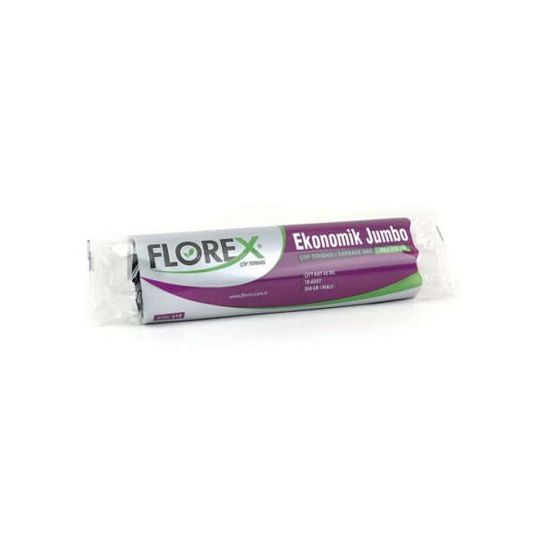 200 Adet Florex-513 Eko Jumbo 80x110cm Çöp Torbası 20x10 - 200