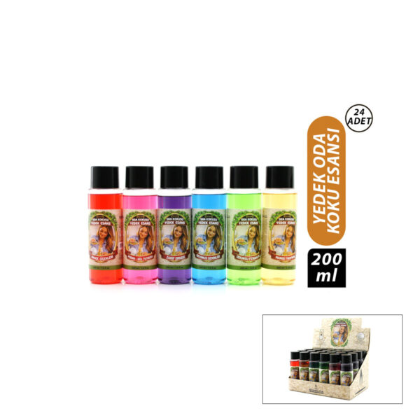 24 Adet 200 ml Mix Oda Kokusu Yedek Esans