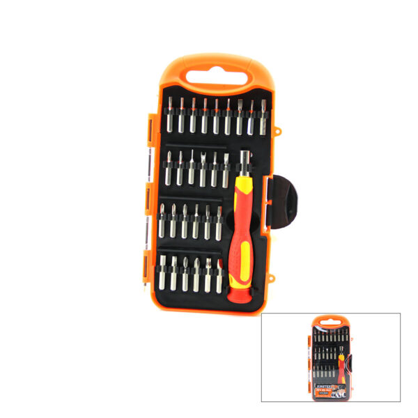 28pcs Saatçi Telefon Bits Tornavida Seti 27pcs Uç + 1-T.vida Sapı