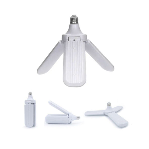 3 Kollu Pervane Modeli Beyaz LED Lamba Ampul 24 W - E27