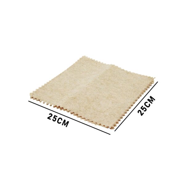 3 Pcs 25x25cm Yeşil Lif Kabak Bitiki Üretimi Saf Doğal Temizlik Bezi