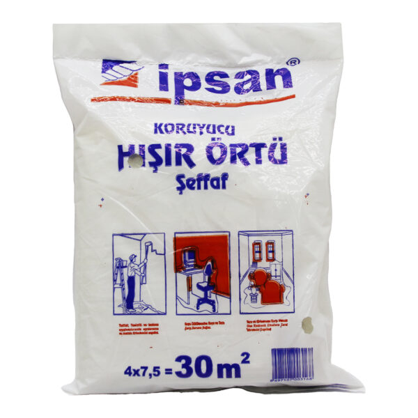 30-M2 - 4x7.5mt Hışır Şeffaf Koruyucu Örtü