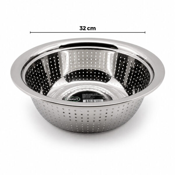 32 cm Kulpsuz Paslanmaz Metal Sepet Süzgeç