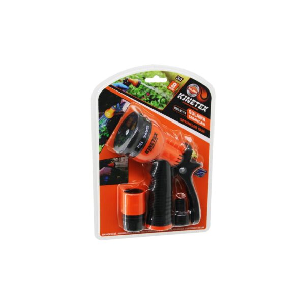 3ın1 - 8 Mod Sulama Tabancası Seti 1 - Tabanca - 3 - Bağlantı Aparatı