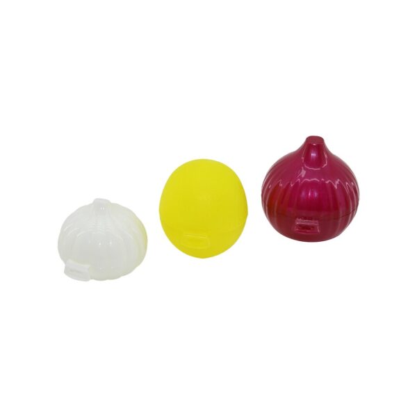 3lü Saklama Kutusu Limon - Soğan - Sarımsak Renkli Plastik Fileli Ambalaj