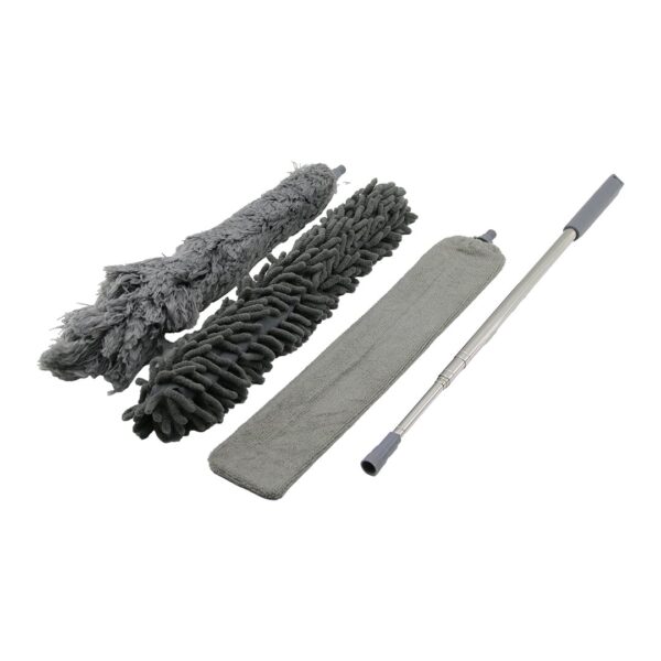 3pcs Püskül- Makarna- Düz Toz Alma Set Esnek Başlı-43 cm Uzayan Saplı - 43-205 cm Brkt-910200