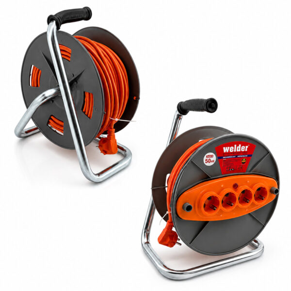 3x2.5mm 50 m Makaralı Uzatma Kablo Ct Welder