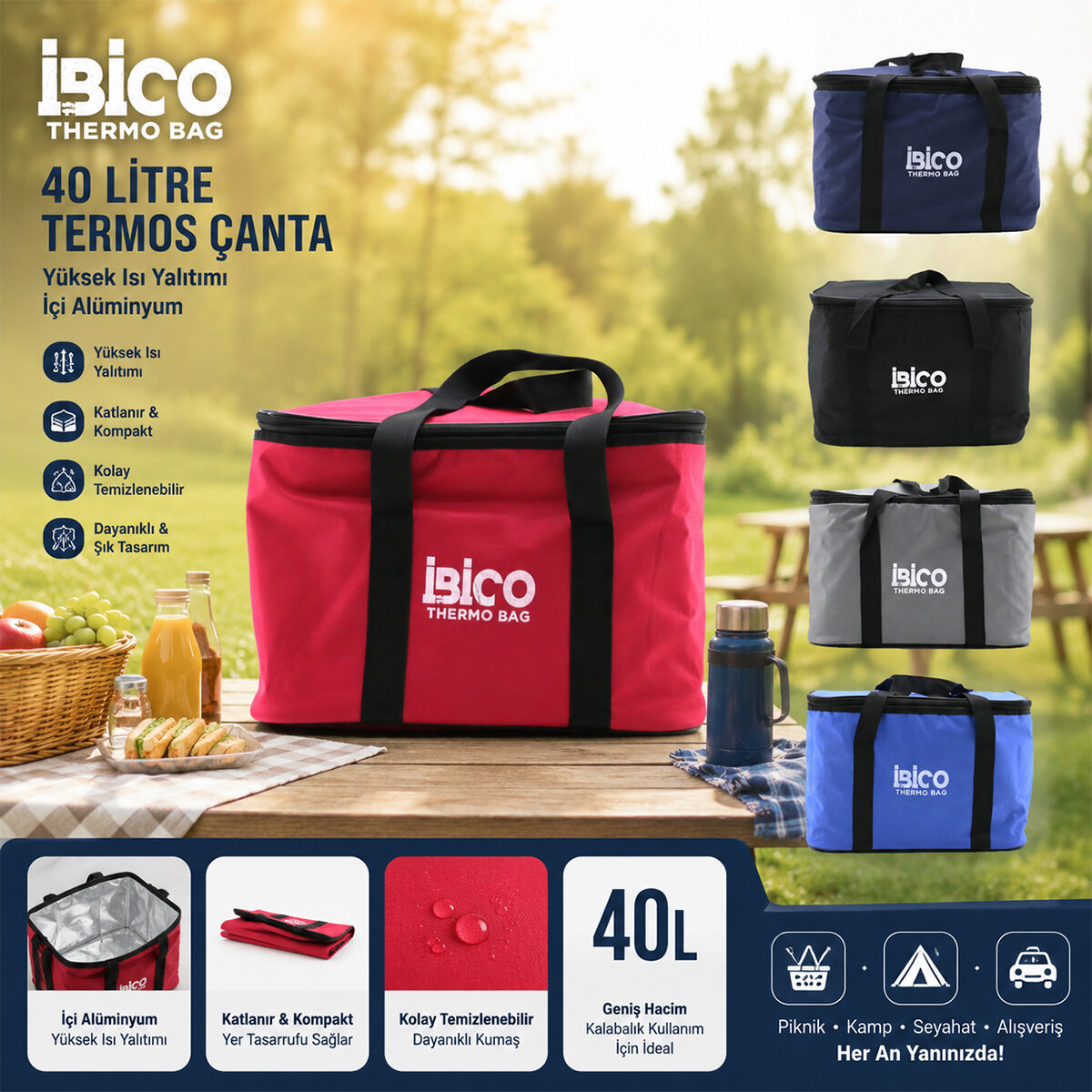 40 Litre Buzluk - Termos Çanta