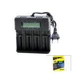 4lü Pil Şarj Aleti 3000ma 4.2 V Fişli - AC 100-240 V Etc - 26650 - 18650