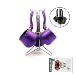 4pcs 230-280-380 ml Granit - Çelik Cezve Renkli Metal Standlı