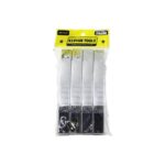 4pcs - 2tkm Plastik Krom Kaplama Duşakabin Kolu 10 mm