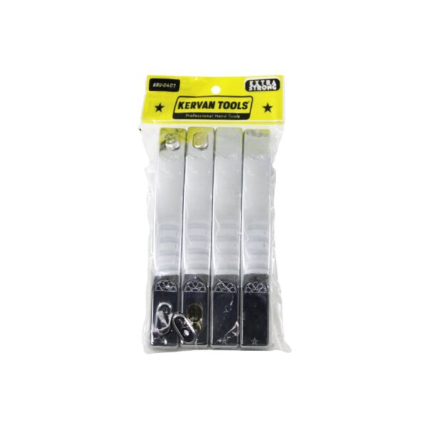 4pcs - 2tkm Plastik Krom Kaplama Duşakabin Kolu 10 mm