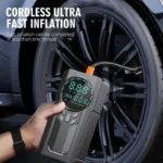 4’ü 1 Arada Lastik Şişirici – Akü Takviyesi – Powerbank – Led Işık