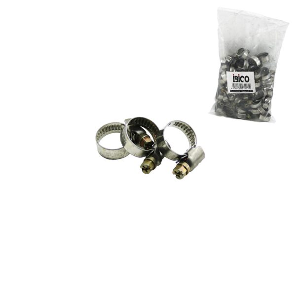 50 Adet 13-19 mm Metal Hortum Kelepçe Tork Ayarlı - Ayarlanabilir Klips