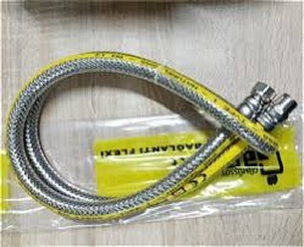 50 cm Flex Doğalgaz Hortumu Çelik Örgülü