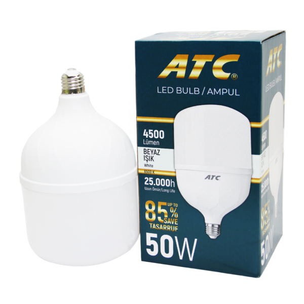 50 W Torch LED Bulb Ampul Beyaz E27