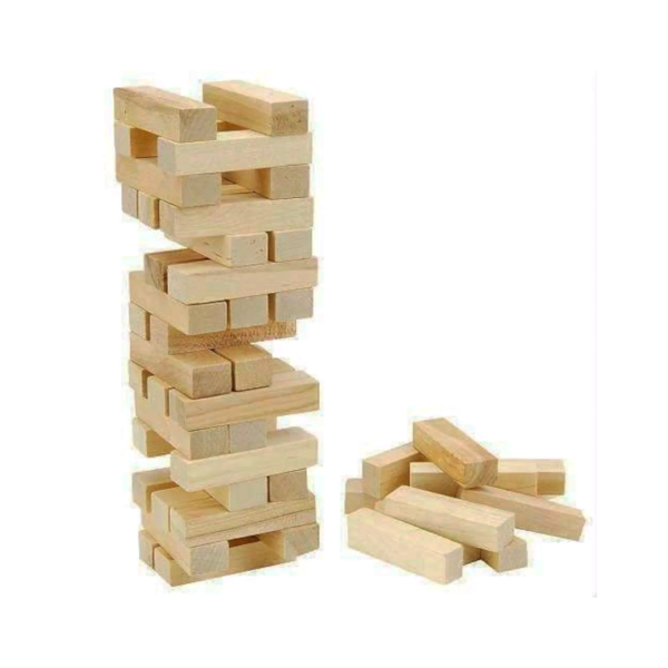 54 Parça Ahşap Denge Jenga Oyunu