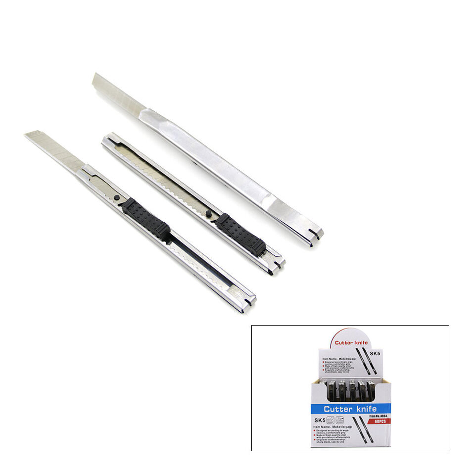60 Adet Mini Metal Falçata Maket Bıçak