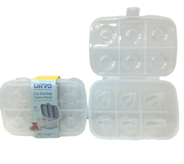 6lı Çay Bardak Taşıma Aparatı