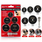 6pcs Mini Testere Set 7/8 Inc-22 mm - 1 Inc-25 mm - 1-1/4 Inc-32 mm - 1-1/2 Inc-35 mm - 1-3/4 Inc- 44 mm - 1/8 Inc--3.2 mm