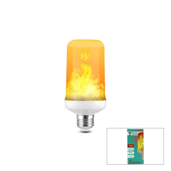 7 W E14 Alev Ampul Lamba 560 Lümen
