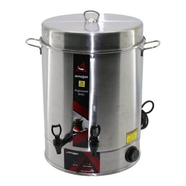Armağan 250 Bardak Çay Otomatı Elektrikli Semaver Çay Makinesi Çift Musluk 2500 W