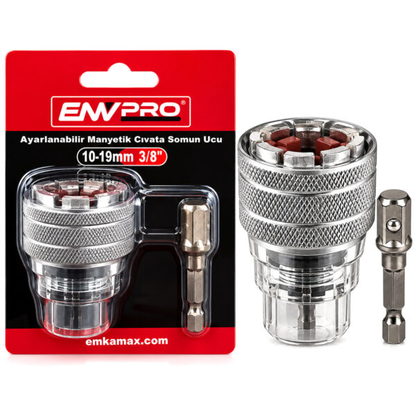 Ayarlanabilir Manyetik Cıvata Somun Ucu 10-19 mm 3/8 Inc - 3/4 Inc - 1/2 Inc