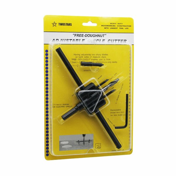 Ayarlı Alçı Panç Delme 2 Bıçak 1-3 İnç/16 30 mm - 7-7 İnç/8 200 mm - 1 İnç/8 3 mm - 2 İnç 50 mm
