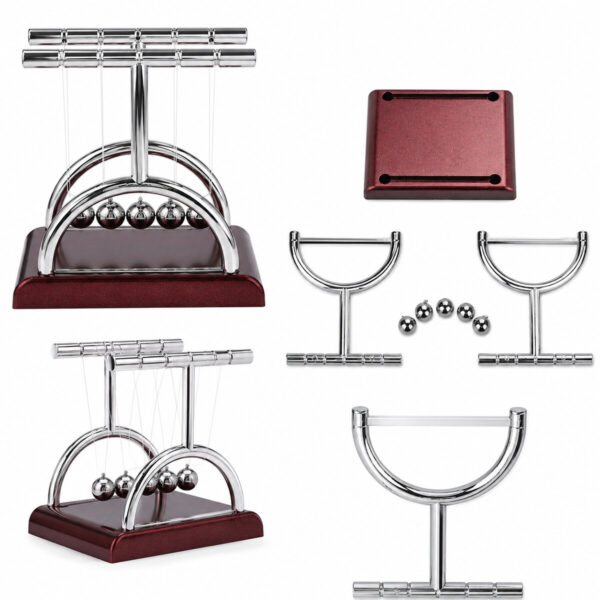 Balance Balls Orta Newton - Metal Denge Topları Masa Üstü