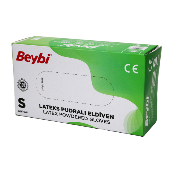 Beybi S Pudralı Muayene Eldiveni 100lü