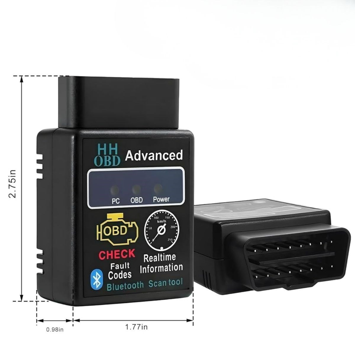 Bluetooth Arıza Tespit Cihazı – Araç Motor Arıza Okuma, Check Engine Sıfırlama, Oto Diagnostik Scanner
