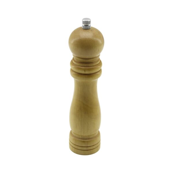 Büyük - Çap: 4.5 cm - Uzunluk: 19 cm Ahşap Tuz - Baharat Öğütücü