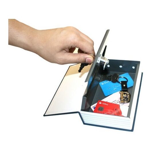 Büyük Kitap Modeli Kilitli Kasa - Kumbara - 180x115x55mm
