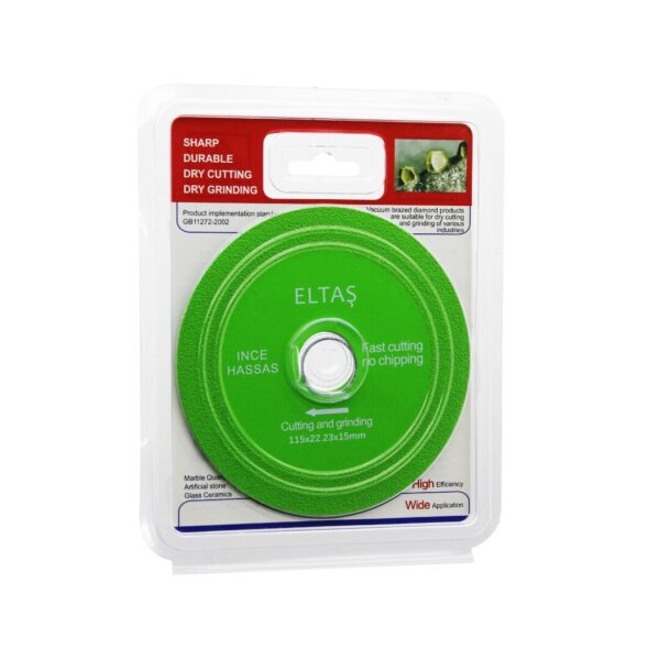 Cam Kesme Yeşil Hassas Kesici Disk - Taşlama 115x22x23x15mm