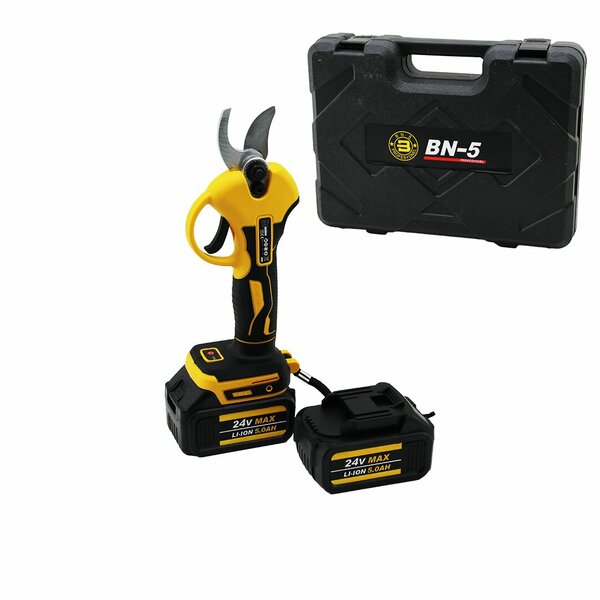 Cordless Shear Yellow Bn-5 Hs-155 Şarjlı Bağ Makası 2 Batarya - 24 V 5.0ah
