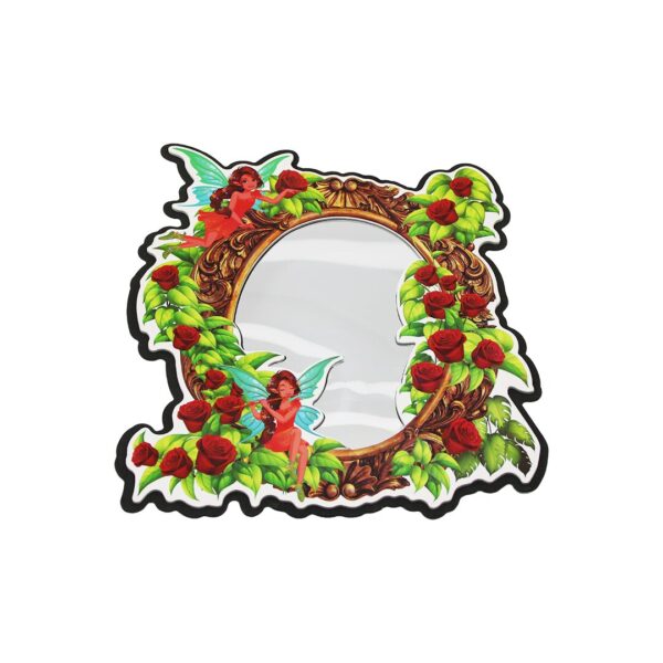 Desenli Aynalı Duvar Sticker