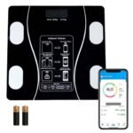 Dijital Baskül Yağ Ölçer Fonksiyonlu Akıllı Baskül Bluetooth Bağlantılı Tartı