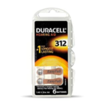 Duracell 312 İşitme Cihaz Kulak Pili 6 Parça Kutu