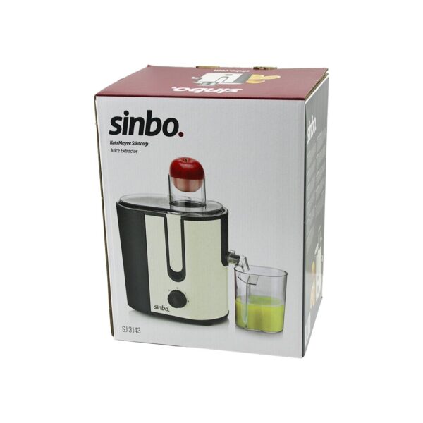 Elektrikli Bej Katı Meyve Sıkacak 600 W Hazne Posa:1250ml - M.suyu:450ml Çelik Filtre 65 mm Tüp Sj-3143