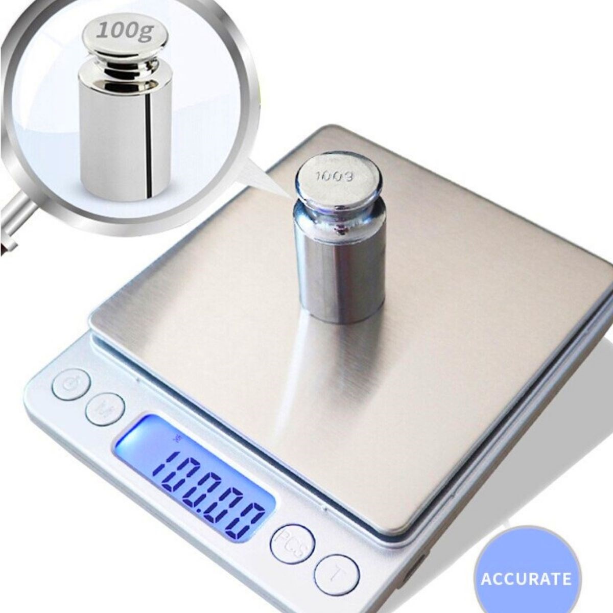 Elektronik 3 kg Kapasiteli Dijital Hassas Kantar Mutfak Tartısı Terazi