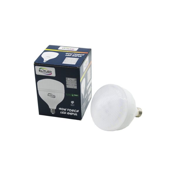 Elitled El-02 12/24 40 W Torch LED Bulb Ampul Beyaz - 6400k E27 4400 Lümen 20.000 Saat Ömür