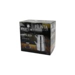 Filinta Orta Boy Çelik Çaydanlık Seti Çift Kapaklı Renkli Bakalit Kulp Üst Demlik: 1.25 lt - Alt Suluk: 2.25 lt Kendinden Süzgeçli