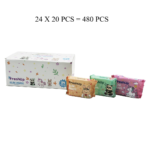 Freshup Mini 24x20pcs - 480 Pcs Cep Islak Mendil Mix