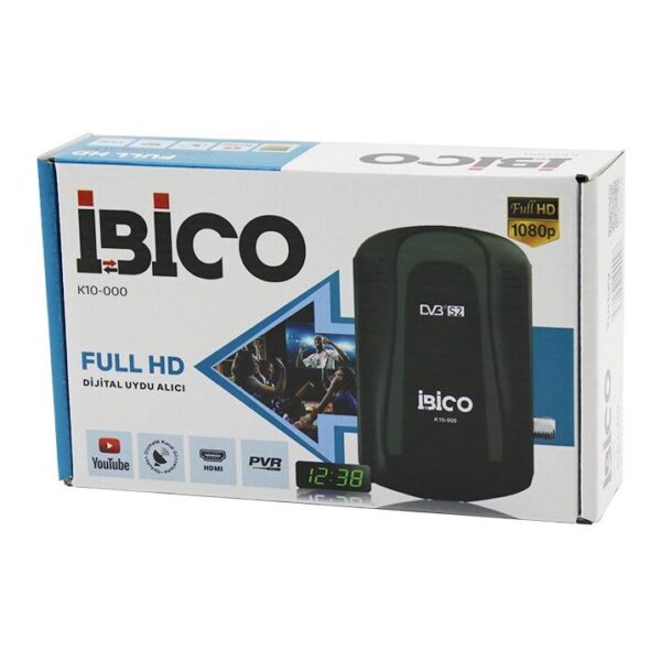 Full HD Dijital Uydu Alıcısı HDMI - Av - Rs232 Wifi - Youtube 1080p Otomatik Kanal Güncelleme K10-000
